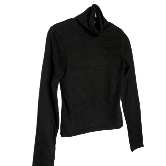 Black Turtleneck Long Sleeve Top - Picture 2 of 7